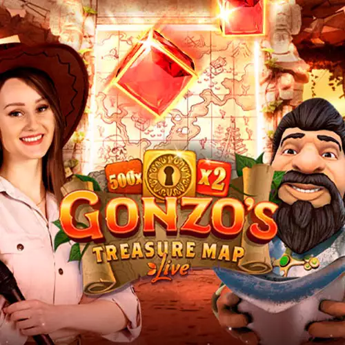 Gonzo’s Treasure Map Λογότυπο