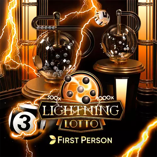 First Person Lightning Lotto Logo