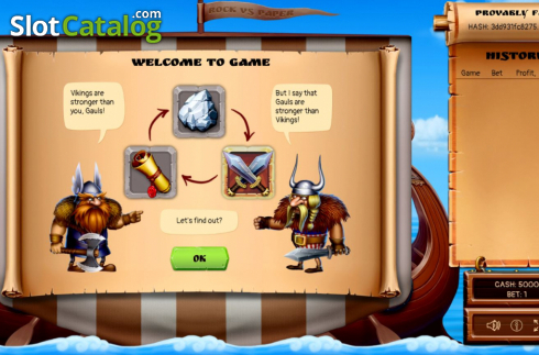 Captura de tela4. Rock vs Paper: Viking’s mode slot