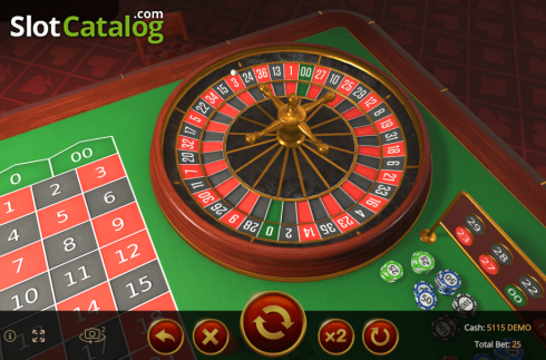 Schermo3. American Roulette 3D (Evoplay) slot