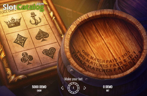 Bildschirm2. Crown and Anchor (Evoplay) slot