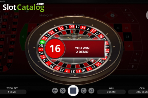 Win screen 1. French Roulette (Evoplay Entertainment) slot