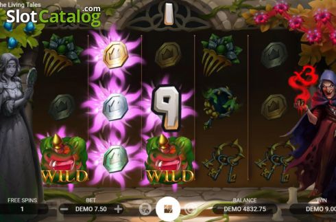 Schermo8. Night of the Living Tales slot