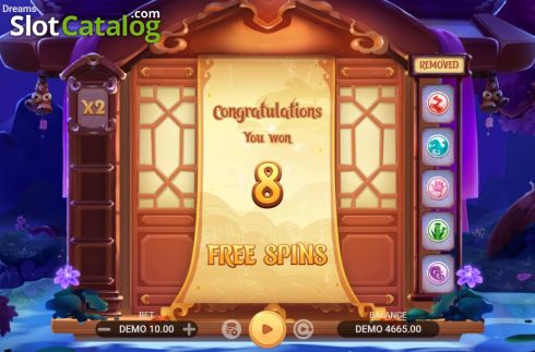 Free Spins. Valley of Dreams slot