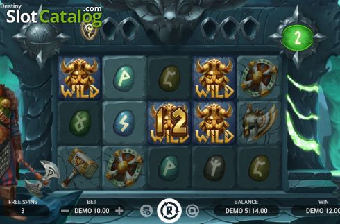 Bildschirm5. Runes of Destiny slot
