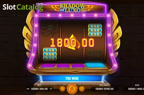 Win screen 2. Shadow of Luxor slot
