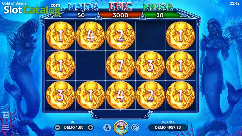 Gold of Sirens Jackpot Feature