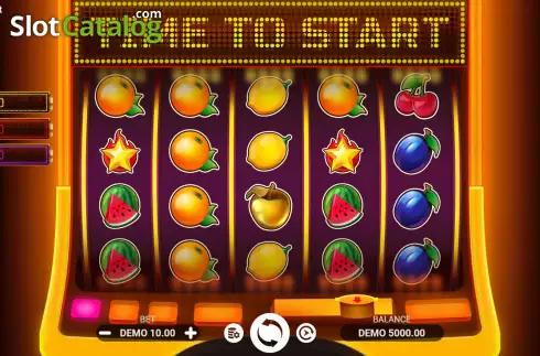 Reel screen. Fruit Super Nova Jackpot slot