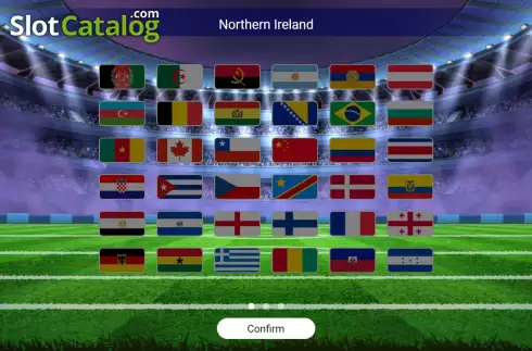 Country Choose Screen 2. Penalty Series slot