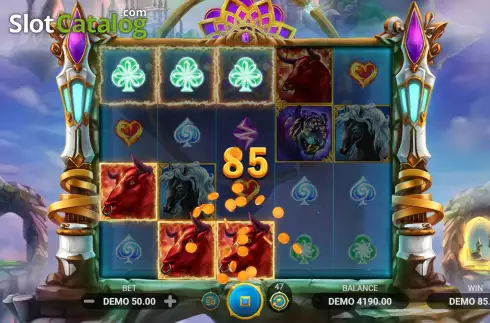 Win screen. Wild Overlords slot