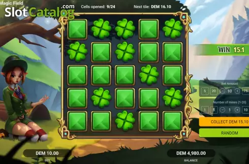 Game Screen 3. Patrick's Magic Field slot