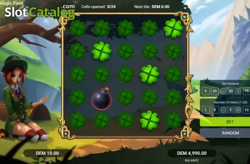 Game Screen 4. Patrick's Magic Field slot