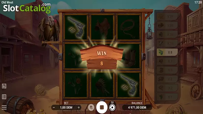 Old West Win Screen