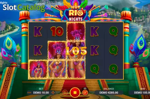 Win Screen 2. Hot Rio Nights slot