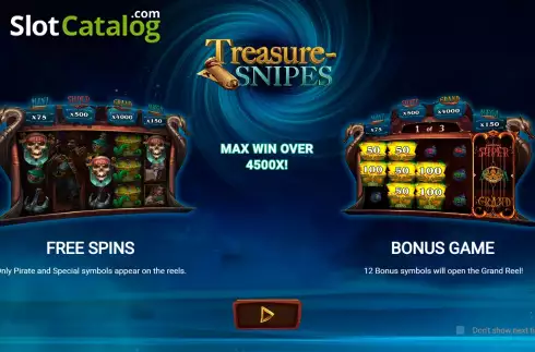 Bildschirm2. Treasure Snipes (Evoplay) slot