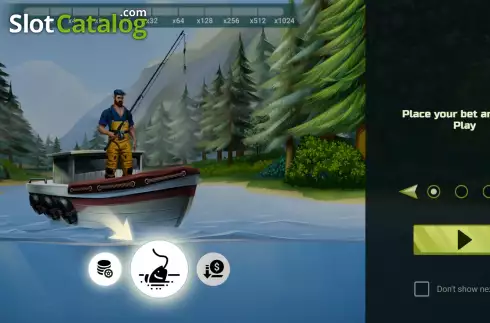 Start Screen. Perfect Fishing slot