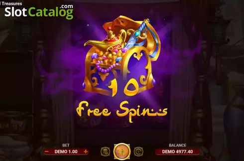 Free Spins Win Screen 2. Unlimited Treasures slot