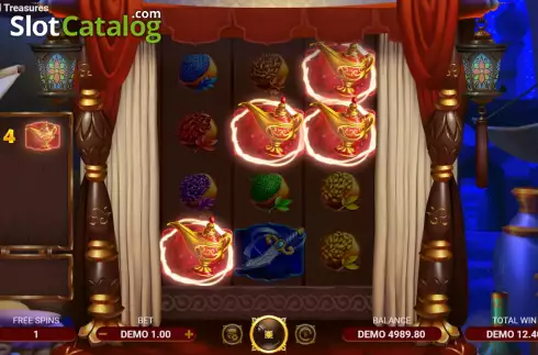 画面9. Unlimited Treasures カジノスロット