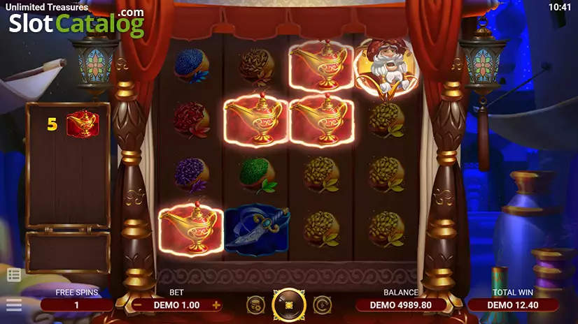 Unlimited Treasures Free Spins