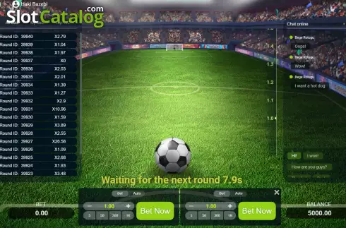 Game Screen. Long Ball slot