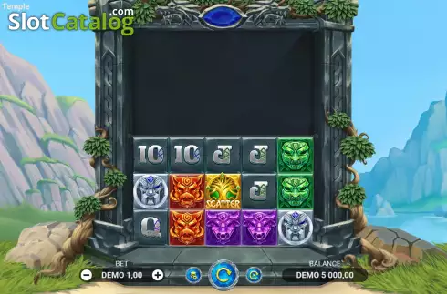 Game Screen. Northern Temple slot