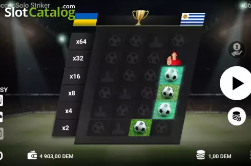 Gameplay Screen 4. Soccer Solo Striker slot