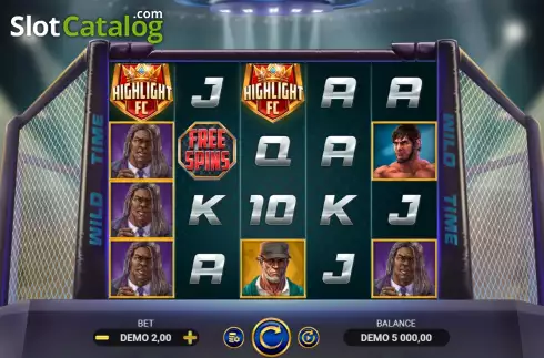 Game screen. The Belt of Champion slot