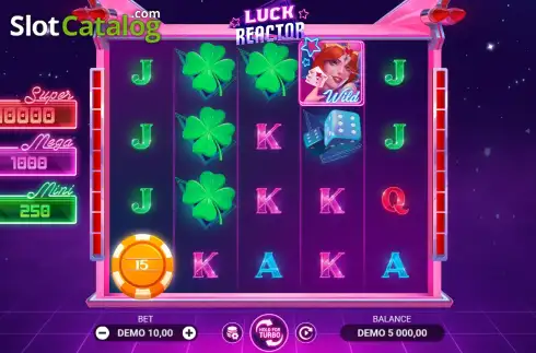Skärmdump2. Luck Reactor slot
