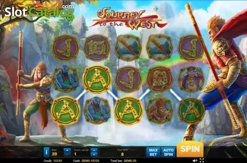 Schermo3. Journey To The West (Evoplay) slot