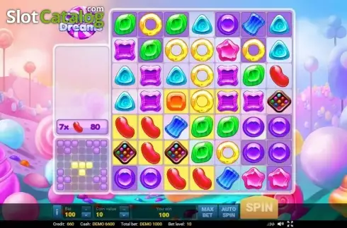 Wild Win screen. Candy Dreams (Evoplay) slot