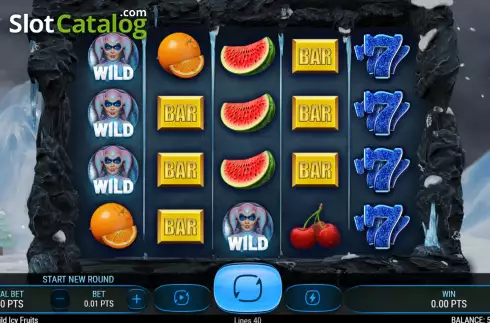 Game screen. Wild Icy Fruits slot