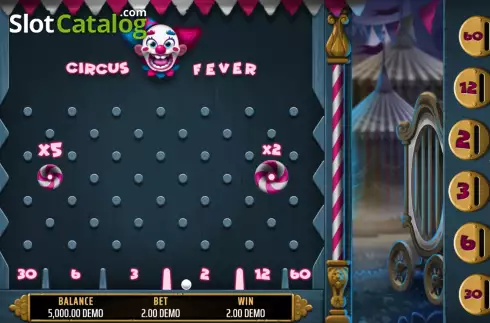 Game screen. Circus Fever slot