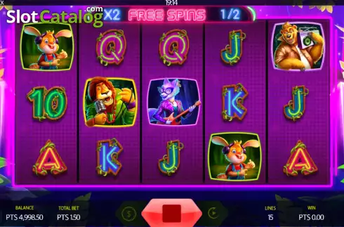 Free Spins screen 2. Forest Rock slot