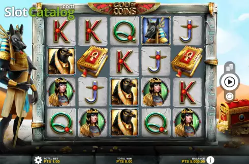 Game screen. God of Coins slot