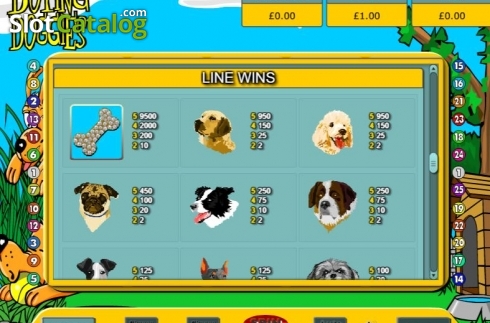 Bildschirm6. Doting Doggies slot