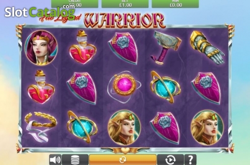 Skärmdump2. Fae Legend Warrior Jackpot slot