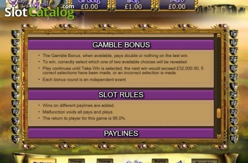 Gamble. Quest For The Grail slot