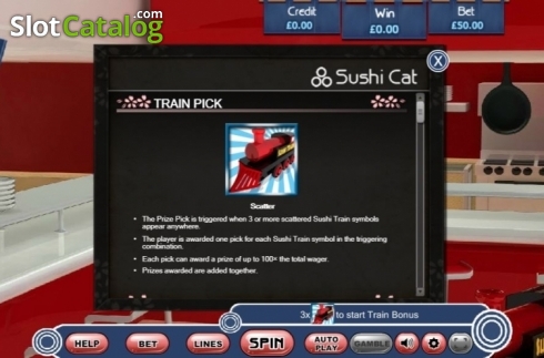 Bonus. Sushi Cat slot