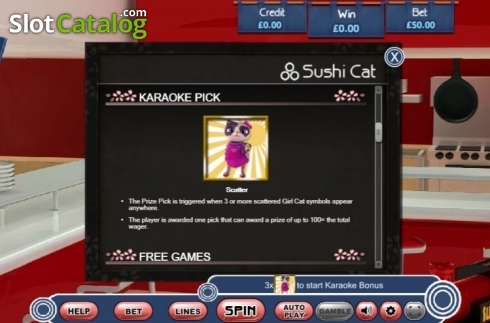 Bildschirm5. Sushi Cat slot