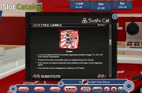 Bildschirm6. Sushi Cat slot