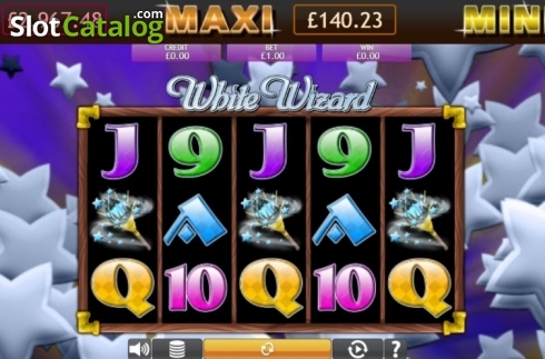 Reel Screen. White Wizard Jackpot slot