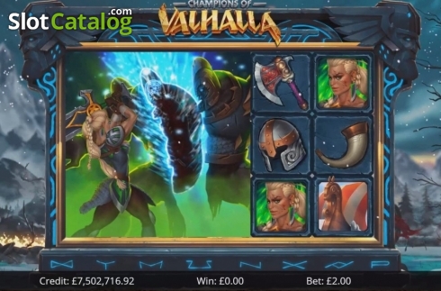Bildschirm6. Champions of Valhalla Jackpot slot