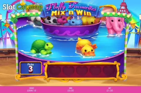 Tent Bonus Game Screen 2. Fluffy Favourites Mix 'n' Win slot