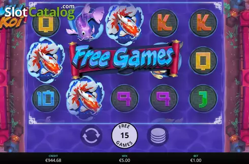 Free Spins Win Screen 3. Wild Koi slot