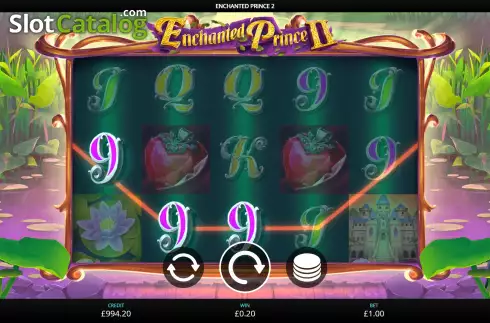 Bildschirm3. Enchanted Prince 2 slot