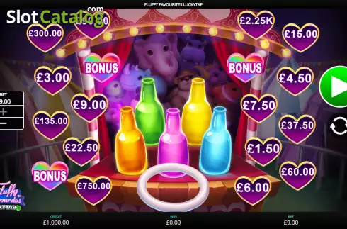 Game screen. Fluffy Favourites LuckyTap slot