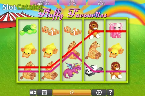 Captura de tela3. Fluffy Favourites slot
