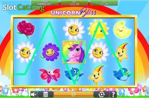 Bildschirm9. Unicorn Bliss slot