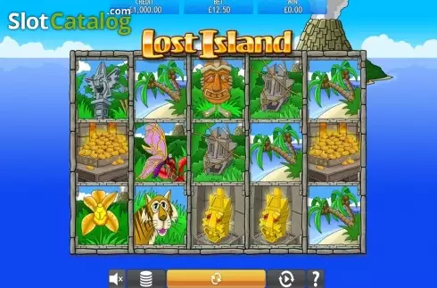 Bildschirm2. Lost Island (Eyecon) slot
