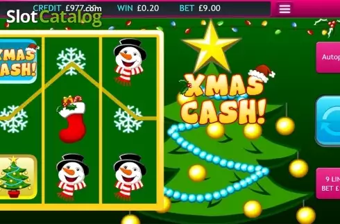 Win screen 2. Xmas Cash slot